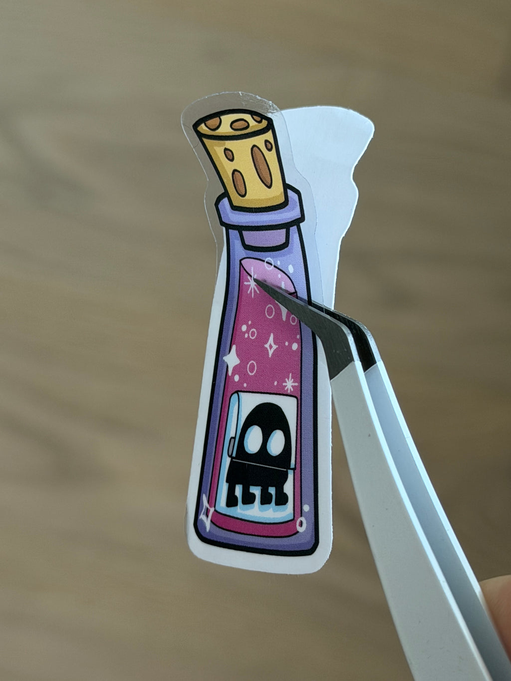 Emperors New Groove Llama Poison Bottle Transparent Vinyl Waterproof Sticker