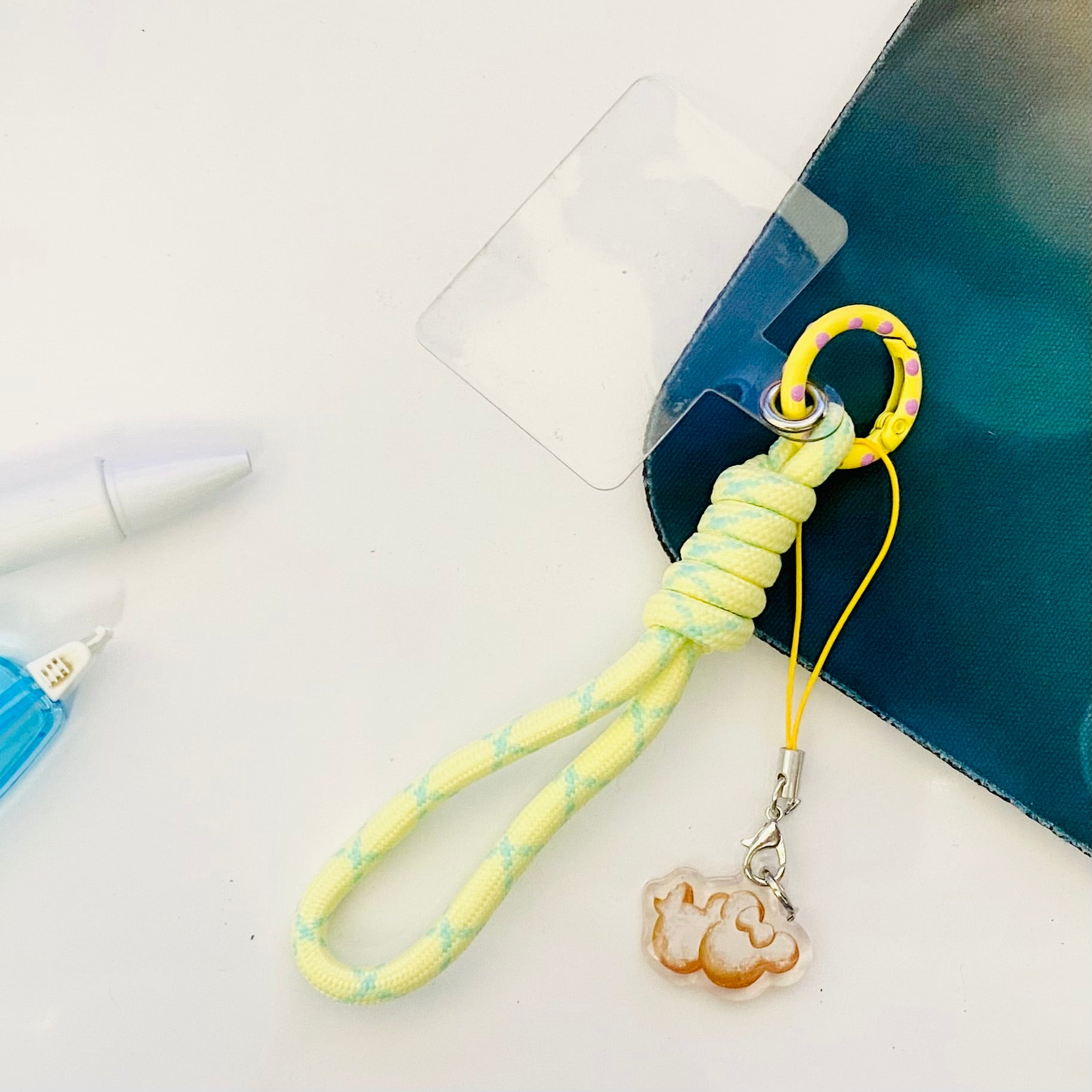 Disney Mickey Beignets Snack Phone Charm