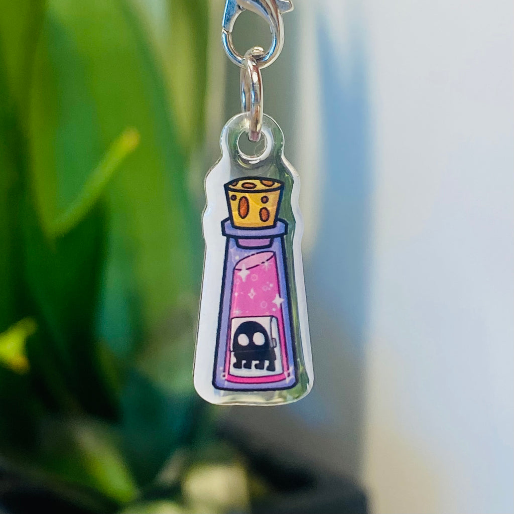 Emperor’s New Groove Izma Llama Poison Bottle Phone Charm