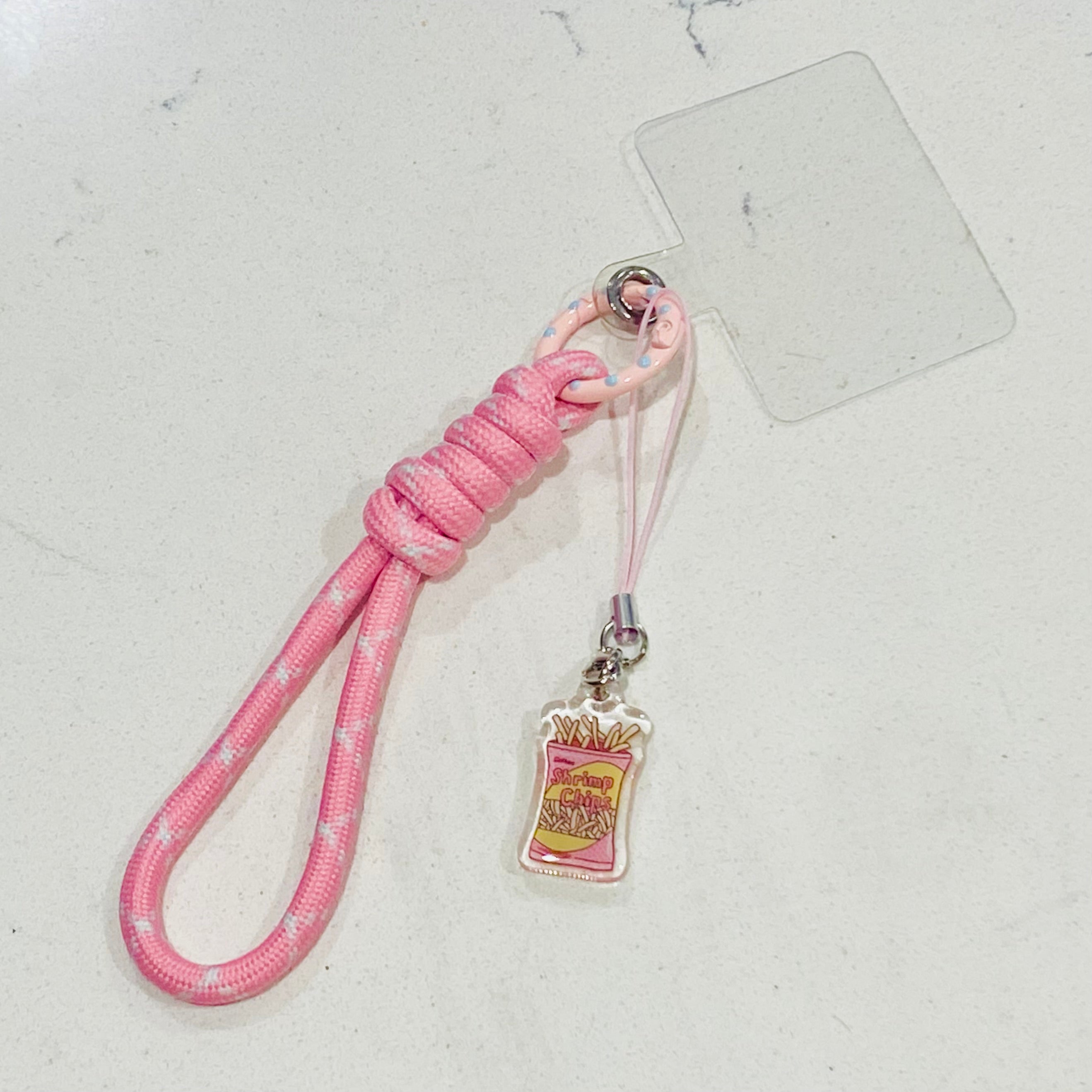 Shrimp Chip Snack Phone Charm
