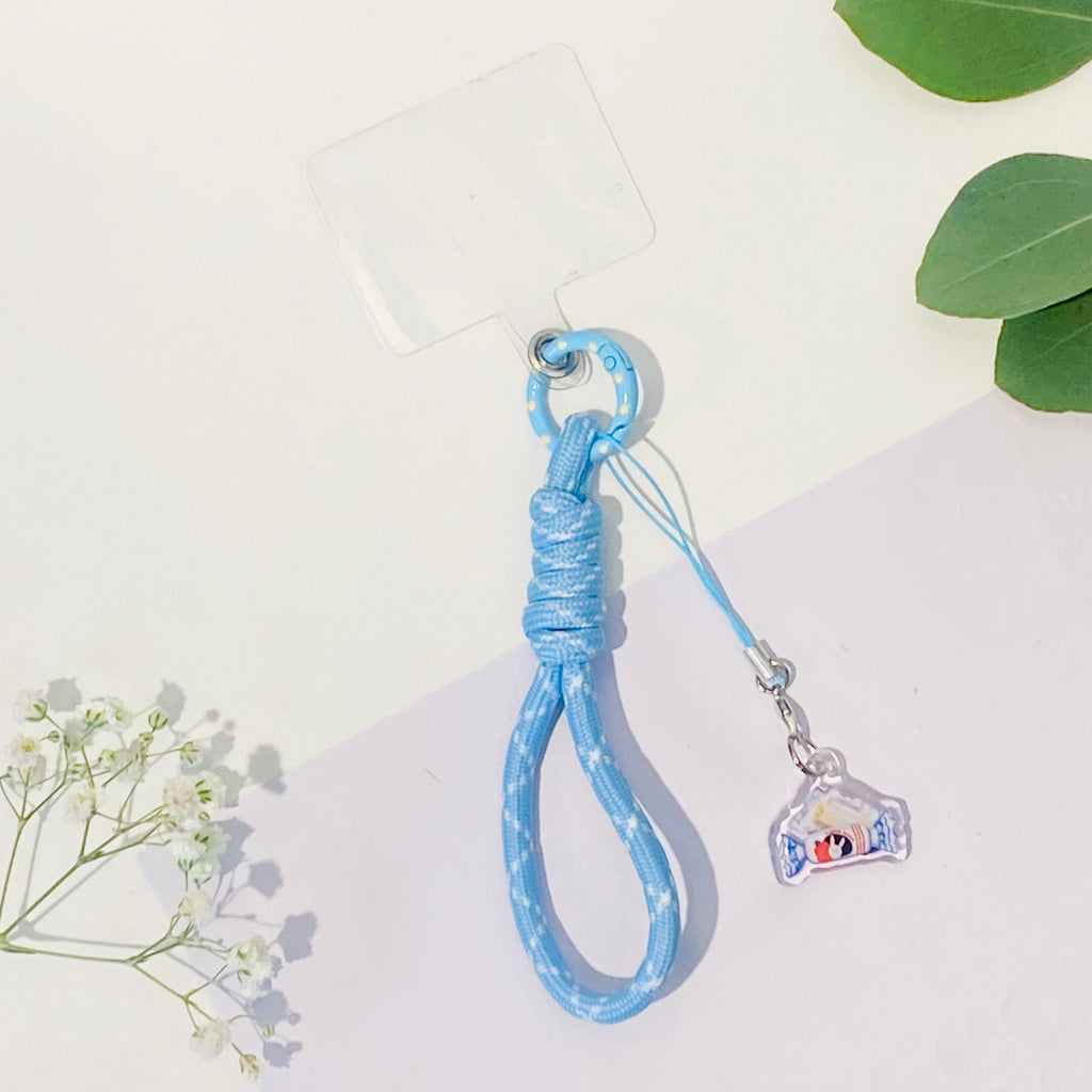Nostalgic White Rabbit Phone Charm