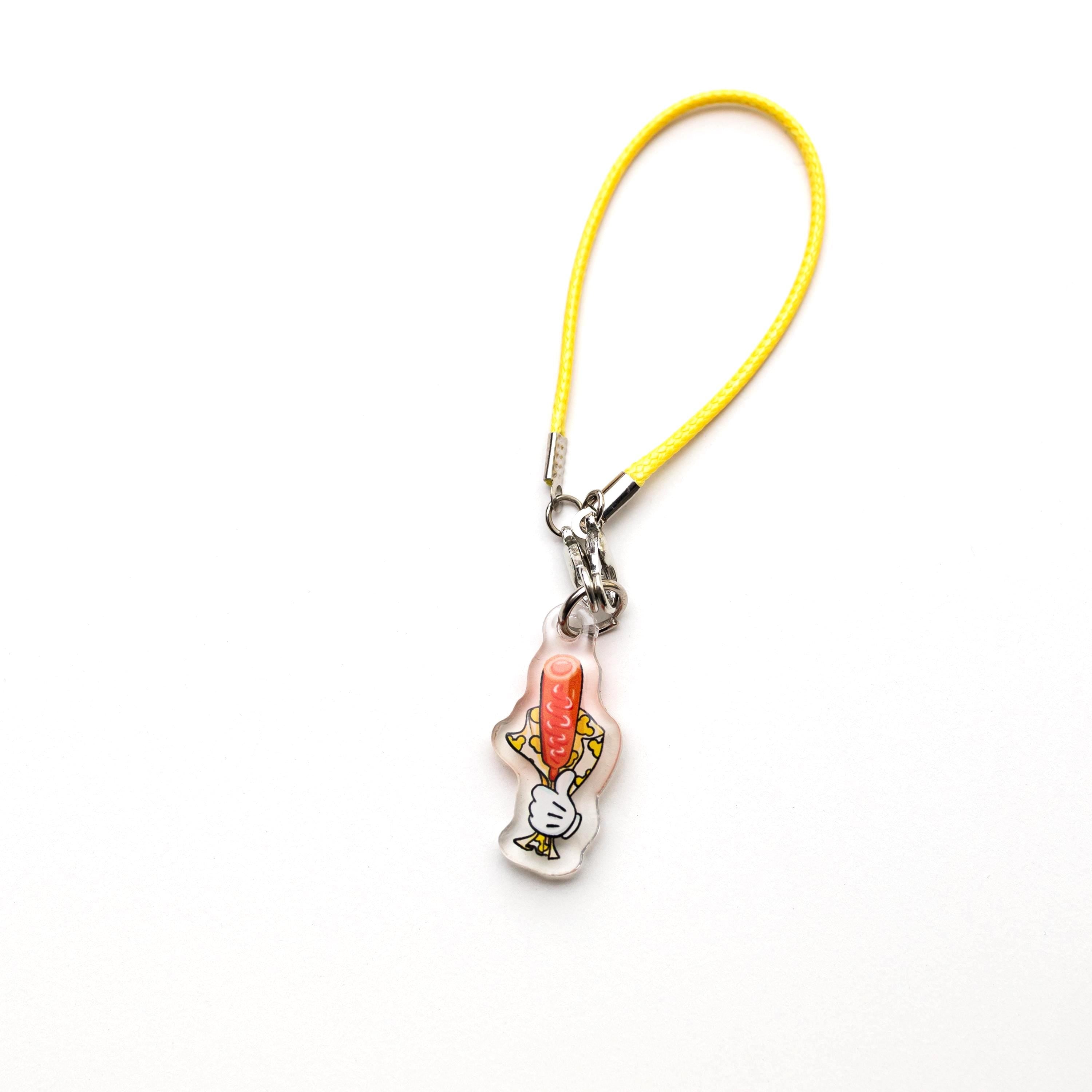Disney Snack Phone Charm – Mickey's Hand holding a Corn Dog