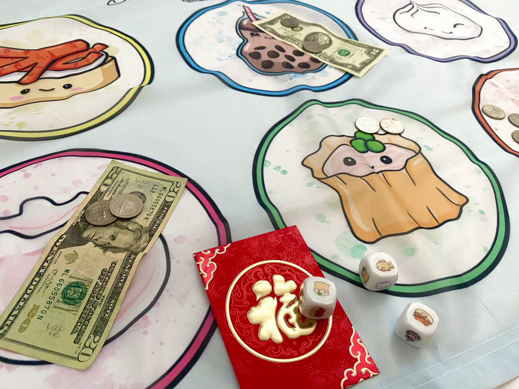 Boba Vietnamese Lunar New Year Tet Gambling Dice Board Game