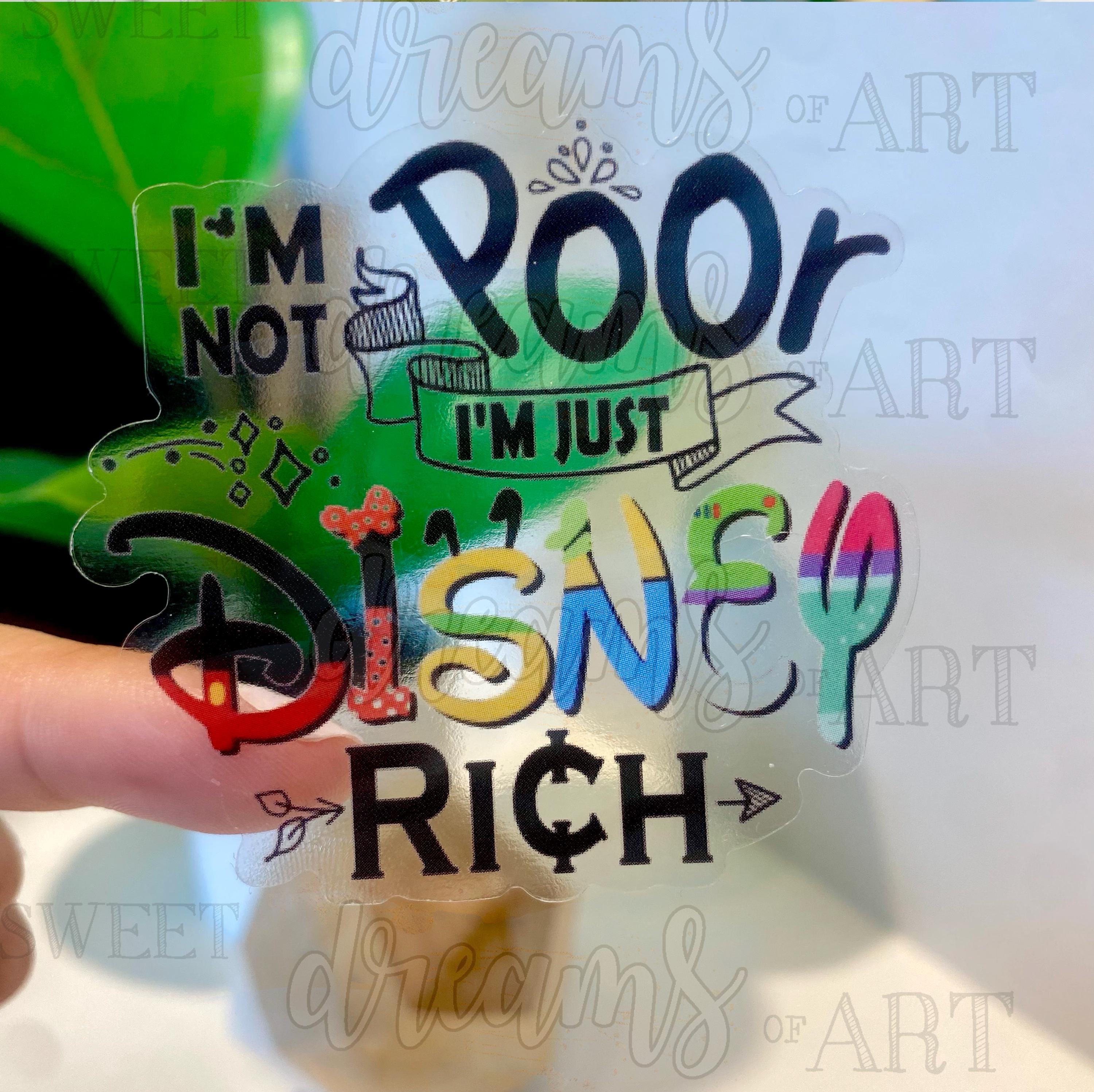 Cute Disney Inspired Snack Food Adventure Phrase Sticker Vinyl Waterproof Dishwasher Safe Transparent Background Sticker Bundle