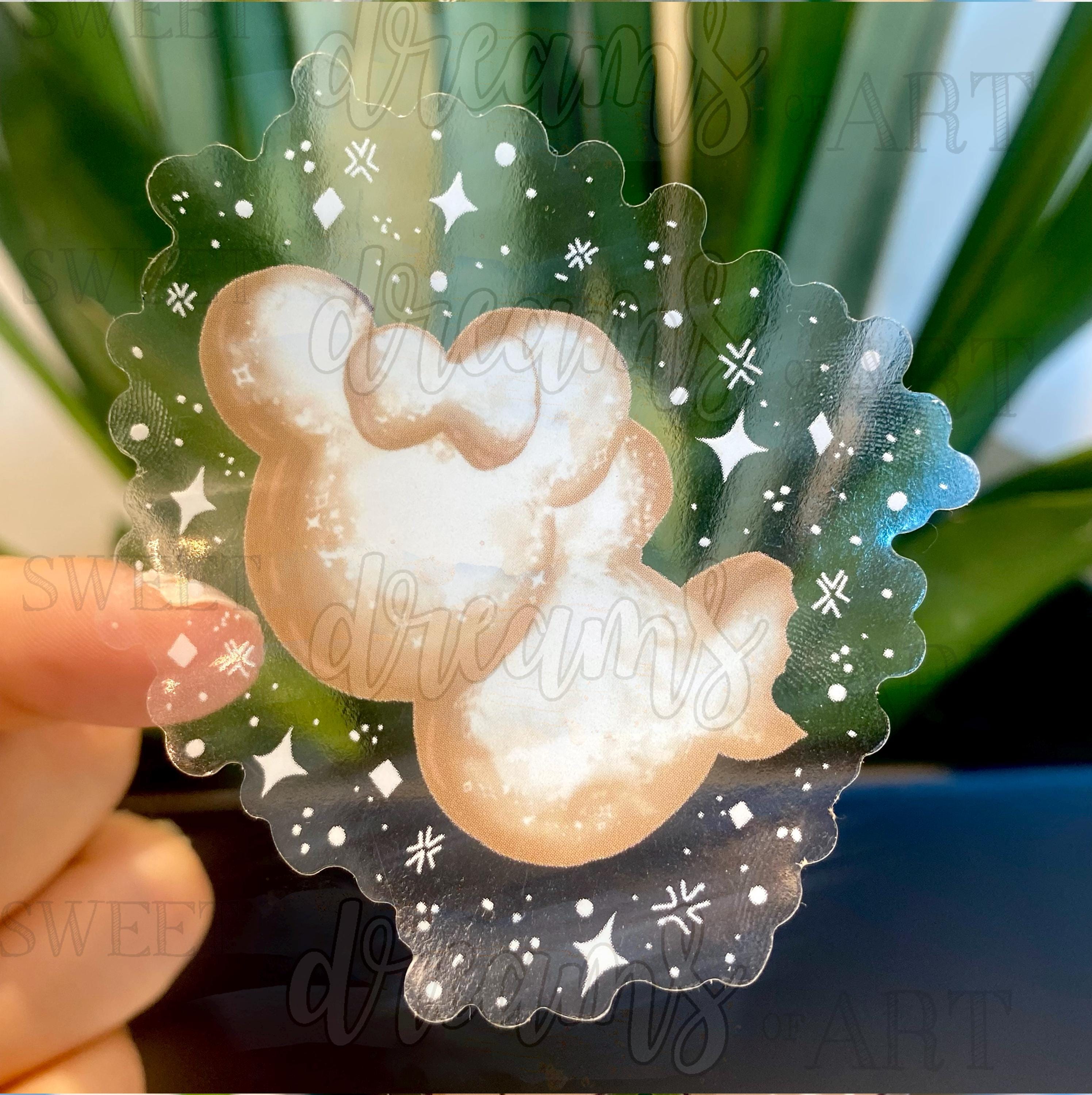 Cute Disney Inspired Snack Food Adventure Phrase Sticker Vinyl Waterproof Dishwasher Safe Transparent Background Sticker Bundle