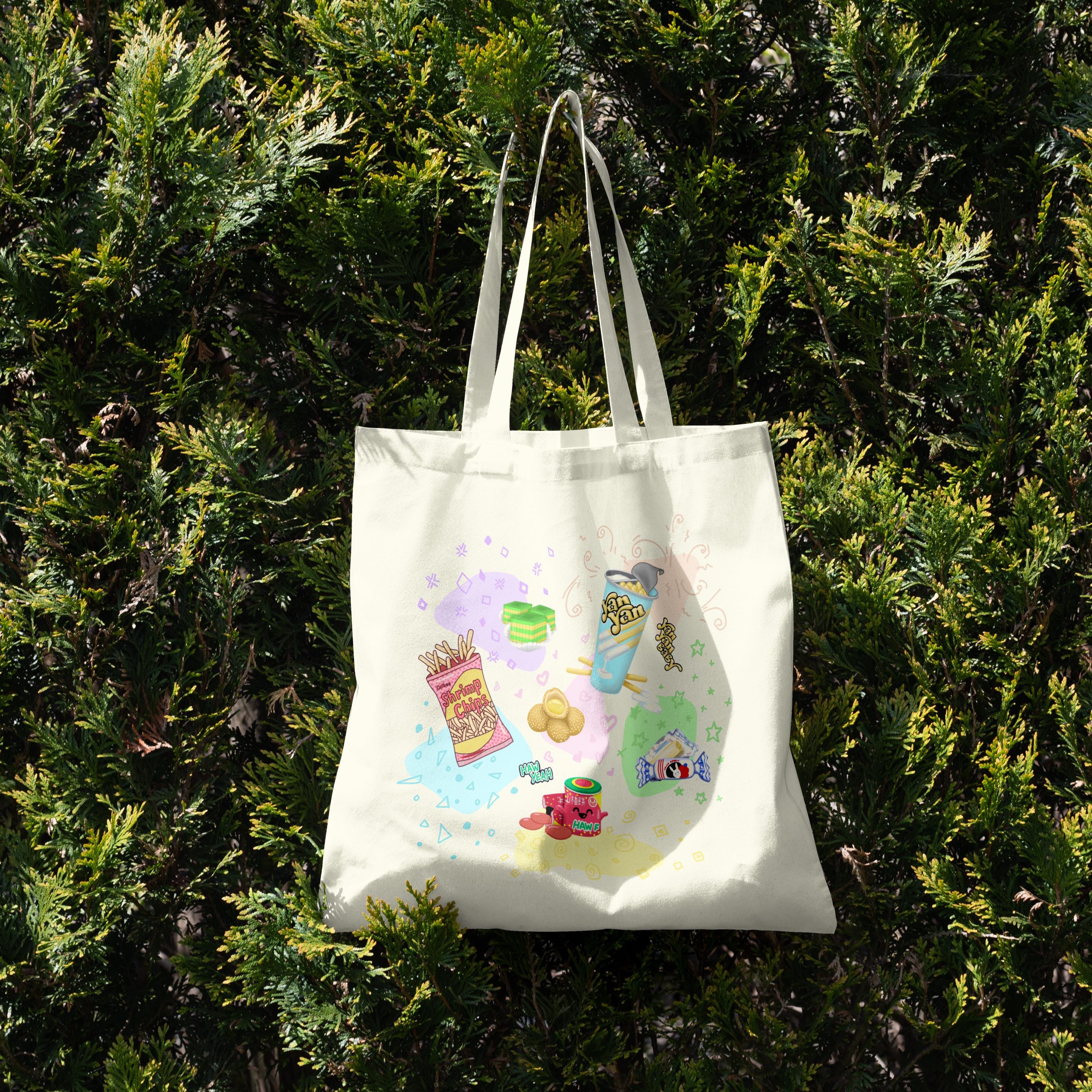 Vietnamese Nostalgic Snacks Foodie Canvas Tote Bag