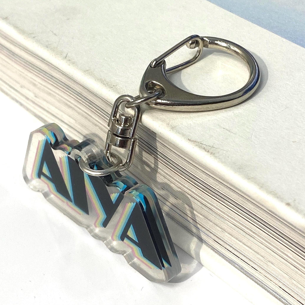 Acrylic Vietnamese Aiya OMG Common Expression Phrase Cute Keychain