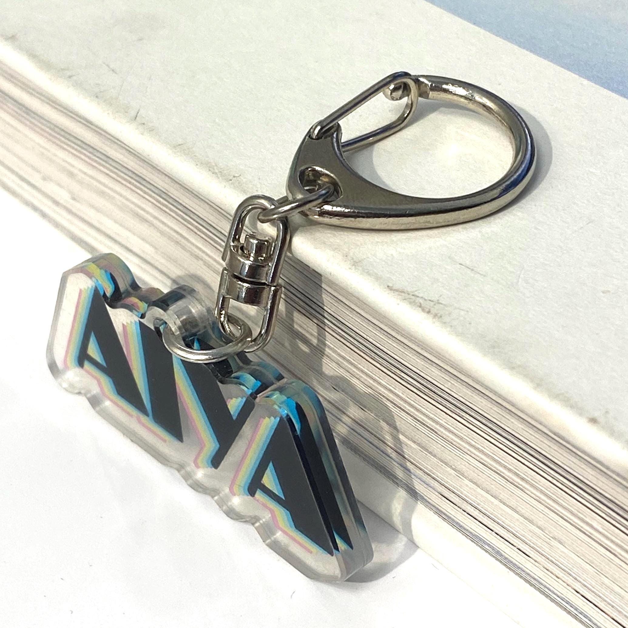 Acrylic Vietnamese Aiya OMG Common Expression Phrase Cute Keychain