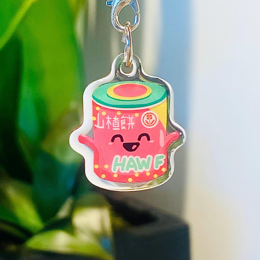 Haw Flakes Candy Phone Charm w/Tether and Wrist Lanyard