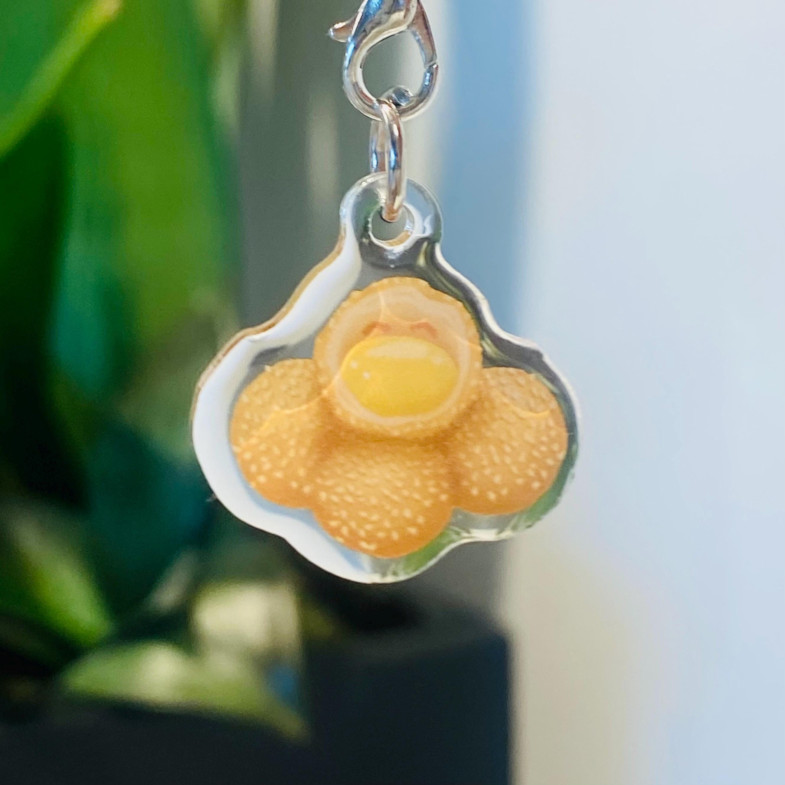 Yummy Sesame Balls Phone Charm w/Tether and Wrist Lanyard