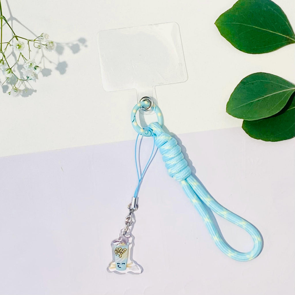 YanYan Phone Charm w/Tether and Wrist Lanyard