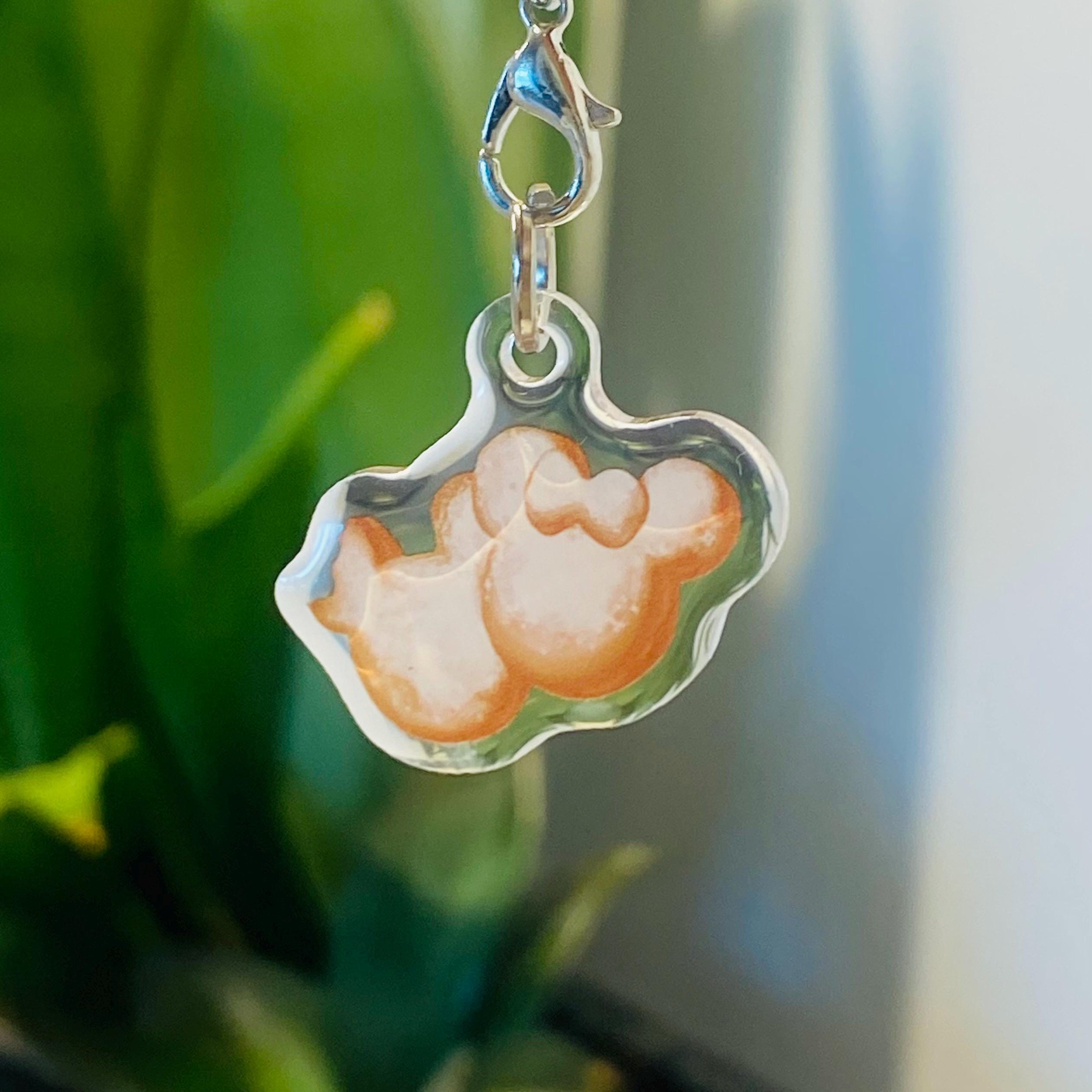 Mickey Beignets Snack Phone Charm