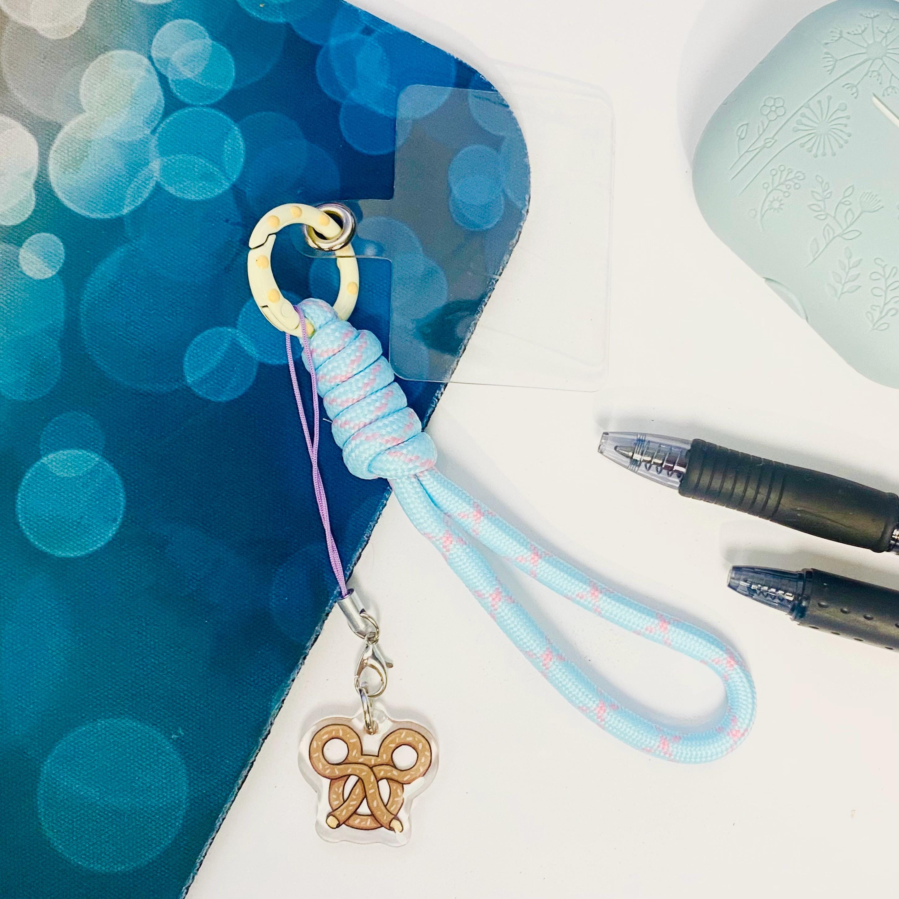Mickey Pretzel Snack Phone Charm